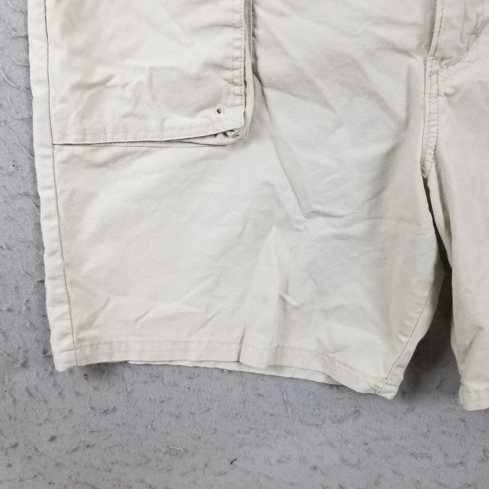Wrangler Shorts Mens‎ 40 Beige Cargo ATG Angler Fishing 9 Inseam Stretch Outdoor